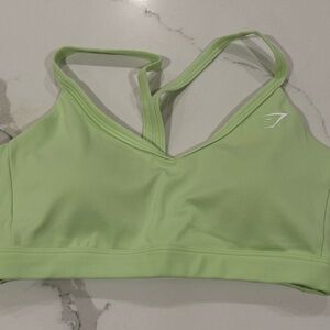 Gymshark Light Lime Green Sports Bra XS - NWT